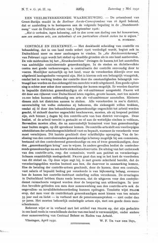 Eerste pagina van het artikel zoals het is gepubliceerd in het tijdschrift