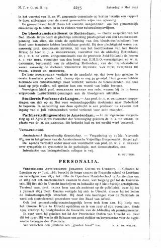 Eerste pagina van het artikel zoals het is gepubliceerd in het tijdschrift