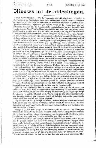 Eerste pagina van het artikel zoals het is gepubliceerd in het tijdschrift