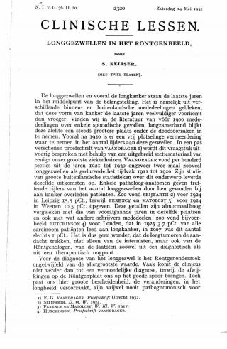 Eerste pagina van het artikel zoals het is gepubliceerd in het tijdschrift