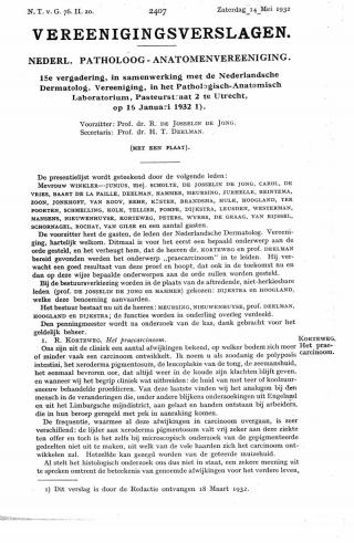 Eerste pagina van het artikel zoals het is gepubliceerd in het tijdschrift