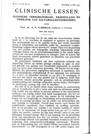 Eerste pagina van het artikel zoals het is gepubliceerd in het tijdschrift