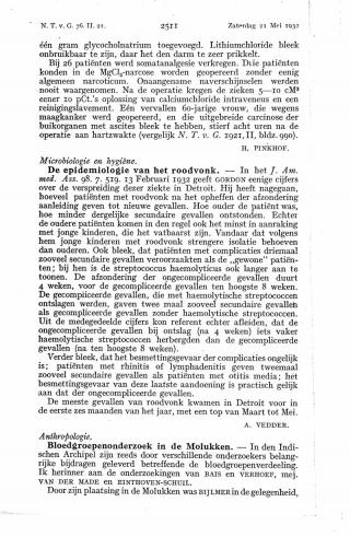 Eerste pagina van het artikel zoals het is gepubliceerd in het tijdschrift