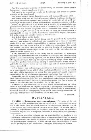 Eerste pagina van het artikel zoals het is gepubliceerd in het tijdschrift