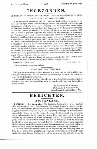 Eerste pagina van het artikel zoals het is gepubliceerd in het tijdschrift