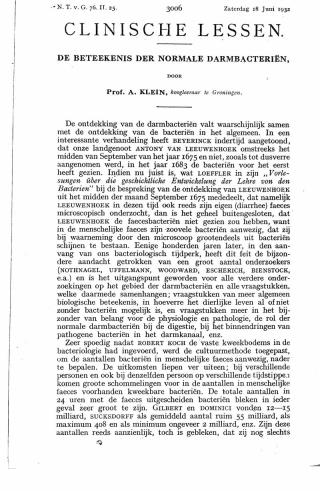 Eerste pagina van het artikel zoals het is gepubliceerd in het tijdschrift