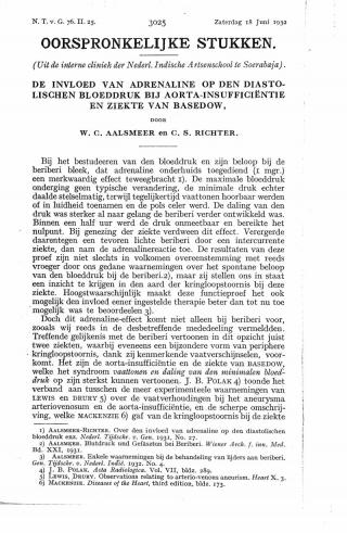 Eerste pagina van het artikel zoals het is gepubliceerd in het tijdschrift