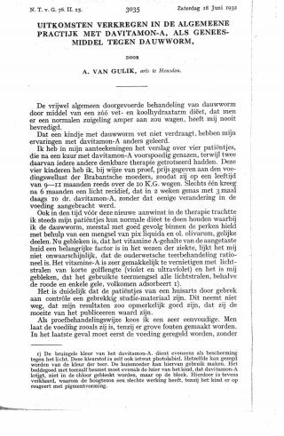 Eerste pagina van het artikel zoals het is gepubliceerd in het tijdschrift