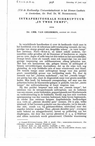 Eerste pagina van het artikel zoals het is gepubliceerd in het tijdschrift