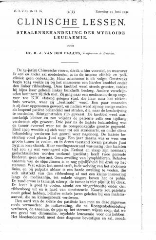 Eerste pagina van het artikel zoals het is gepubliceerd in het tijdschrift