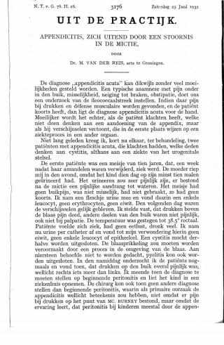 Eerste pagina van het artikel zoals het is gepubliceerd in het tijdschrift