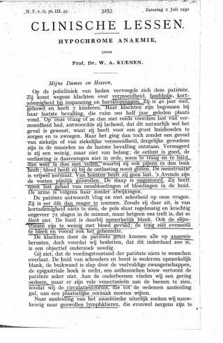 Eerste pagina van het artikel zoals het is gepubliceerd in het tijdschrift