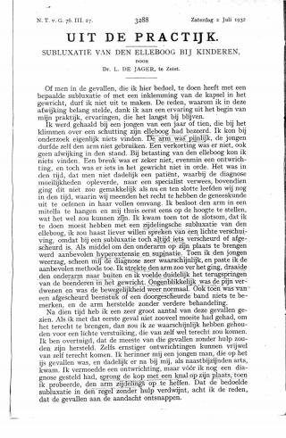 Eerste pagina van het artikel zoals het is gepubliceerd in het tijdschrift