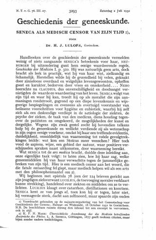 Eerste pagina van het artikel zoals het is gepubliceerd in het tijdschrift