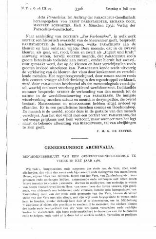 Eerste pagina van het artikel zoals het is gepubliceerd in het tijdschrift