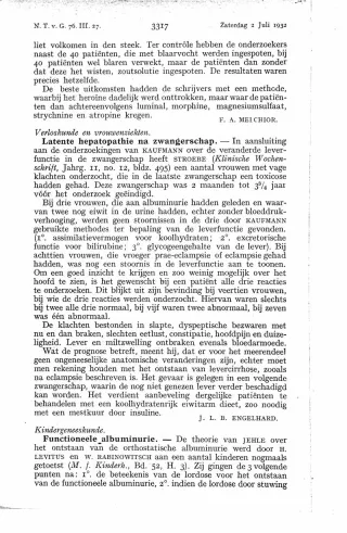 Eerste pagina van het artikel zoals het is gepubliceerd in het tijdschrift