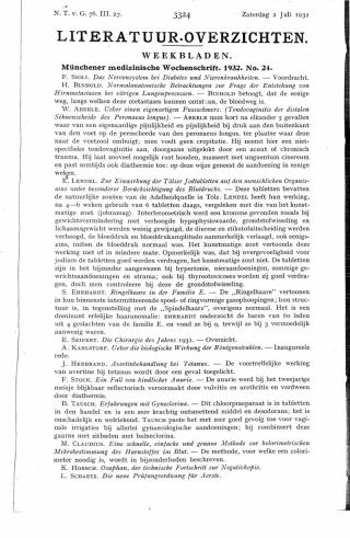 Eerste pagina van het artikel zoals het is gepubliceerd in het tijdschrift