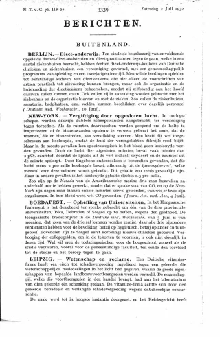 Eerste pagina van het artikel zoals het is gepubliceerd in het tijdschrift
