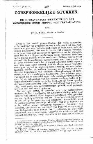 Eerste pagina van het artikel zoals het is gepubliceerd in het tijdschrift