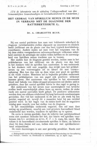 Eerste pagina van het artikel zoals het is gepubliceerd in het tijdschrift