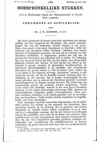 Eerste pagina van het artikel zoals het is gepubliceerd in het tijdschrift