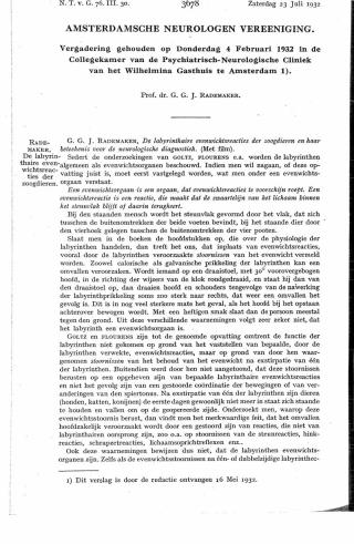 Eerste pagina van het artikel zoals het is gepubliceerd in het tijdschrift