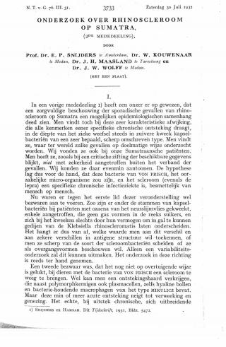 Eerste pagina van het artikel zoals het is gepubliceerd in het tijdschrift