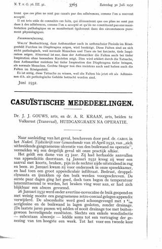 Eerste pagina van het artikel zoals het is gepubliceerd in het tijdschrift