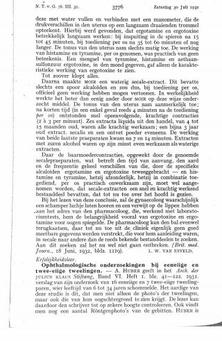 Eerste pagina van het artikel zoals het is gepubliceerd in het tijdschrift