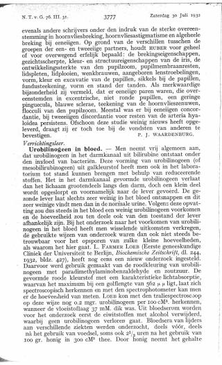 Eerste pagina van het artikel zoals het is gepubliceerd in het tijdschrift