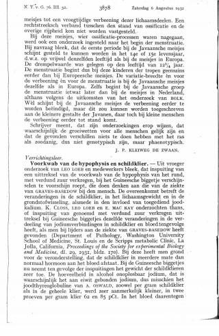 Eerste pagina van het artikel zoals het is gepubliceerd in het tijdschrift