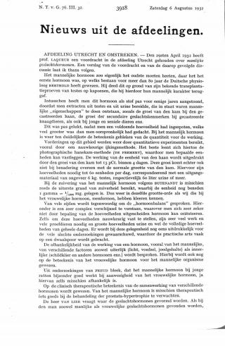 Eerste pagina van het artikel zoals het is gepubliceerd in het tijdschrift