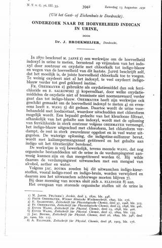 Eerste pagina van het artikel zoals het is gepubliceerd in het tijdschrift