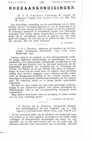 Eerste pagina van het artikel zoals het is gepubliceerd in het tijdschrift