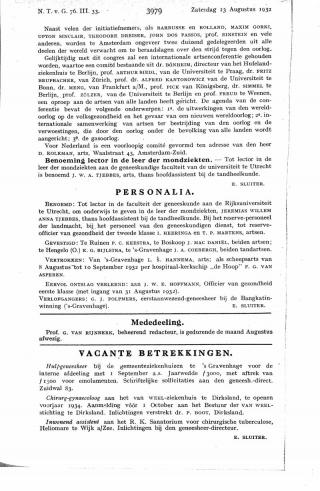 Eerste pagina van het artikel zoals het is gepubliceerd in het tijdschrift