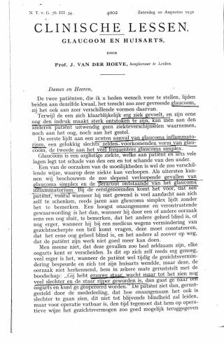 Eerste pagina van het artikel zoals het is gepubliceerd in het tijdschrift