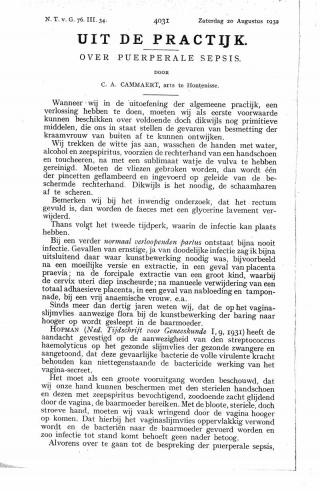 Eerste pagina van het artikel zoals het is gepubliceerd in het tijdschrift