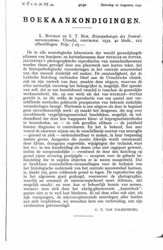 Eerste pagina van het artikel zoals het is gepubliceerd in het tijdschrift