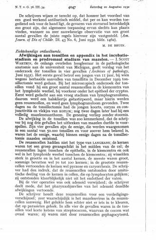 Eerste pagina van het artikel zoals het is gepubliceerd in het tijdschrift