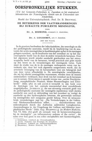 Eerste pagina van het artikel zoals het is gepubliceerd in het tijdschrift