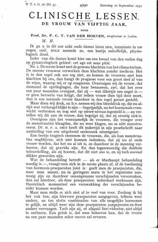 Eerste pagina van het artikel zoals het is gepubliceerd in het tijdschrift