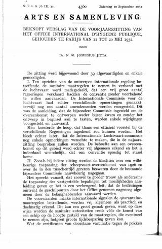 Eerste pagina van het artikel zoals het is gepubliceerd in het tijdschrift