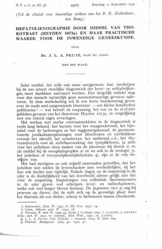 Eerste pagina van het artikel zoals het is gepubliceerd in het tijdschrift