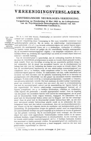 Eerste pagina van het artikel zoals het is gepubliceerd in het tijdschrift