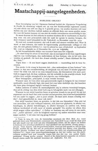 Eerste pagina van het artikel zoals het is gepubliceerd in het tijdschrift