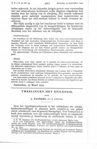 Eerste pagina van het artikel zoals het is gepubliceerd in het tijdschrift