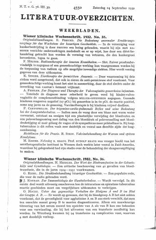 Eerste pagina van het artikel zoals het is gepubliceerd in het tijdschrift