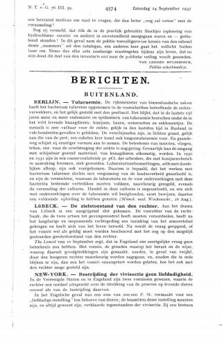 Eerste pagina van het artikel zoals het is gepubliceerd in het tijdschrift