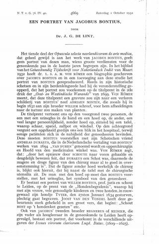 Eerste pagina van het artikel zoals het is gepubliceerd in het tijdschrift