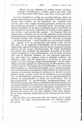 Eerste pagina van het artikel zoals het is gepubliceerd in het tijdschrift